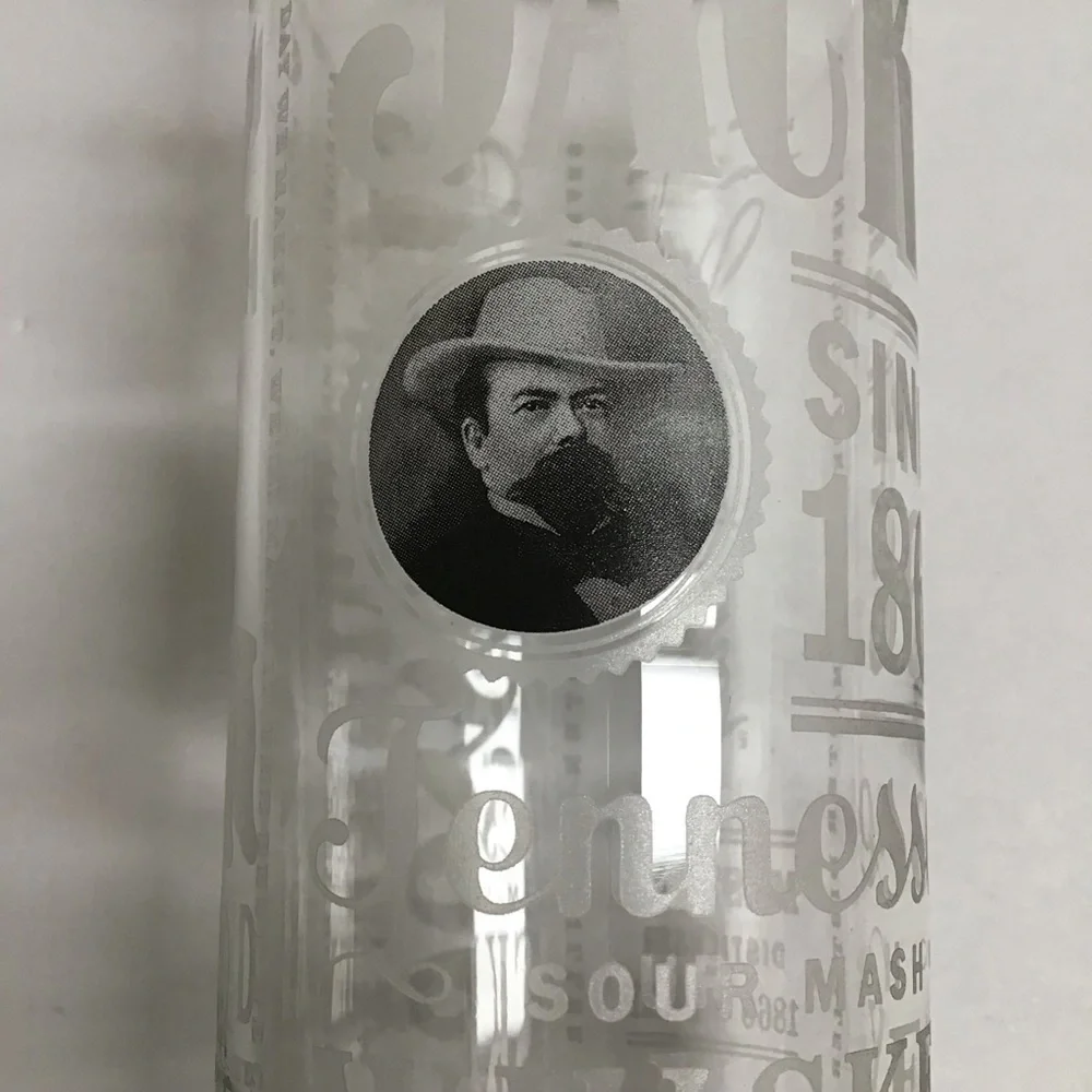 Jack Daniels Whiskey 4 Highball Tumbler Glasses Tall Boy 10 oz Old No. 7 Bar USA